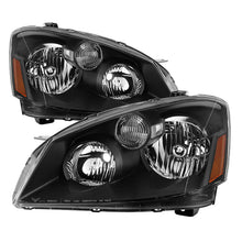 Carregar imagem no visualizador da galeria, Xtune Nissan Altima 05-06 Halogen Model Only OEM Style Black Bezel Headlights HD-JH-NA05-AM-BK
