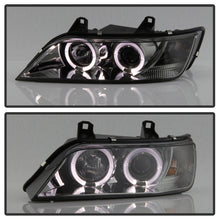 Carregar imagem no visualizador da galeria, Spyder BMW Z3 96-02 Projector Headlights LED Halo Smoke High H1 Low H1 PRO-YD-BMWZ396-HL-SM
