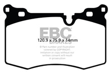 Carregar imagem no visualizador da galeria, EBC 09-14 Mini Hardtop 1.6 Turbo J.C Works Yellowstuff Front Brake Pads