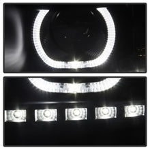 Carregar imagem no visualizador da galeria, Xtune Chevy Silverado 1500/2500/3500 07-13 LED Halo Projector Headlights Black PRO-JH-CSIL07-CFB-BK