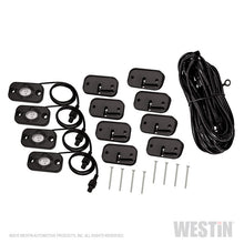 Carregar imagem no visualizador da galeria, Westin Universal LED Rock Light Kit - 4 Lights - 14ft 9in Wiring Harness &amp; Switch