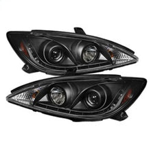 Carregar imagem no visualizador da galeria, Spyder Toyota Camry 02-06 Projector Headlights DRL Black High H1 Low H1 PRO-YD-TCAM02-DRL-BK