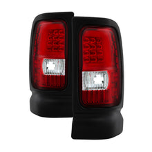 Carregar imagem no visualizador da galeria, xTune Dodge Ram 1500 94-01 Tail Lights - Light Bar LED - Black ALT-ON-DRAM94V3-LBLED-RC