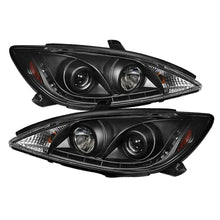 Carregar imagem no visualizador da galeria, Spyder Toyota Camry 02-06 Projector Headlights DRL Black High H1 Low H1 PRO-YD-TCAM02-DRL-BK