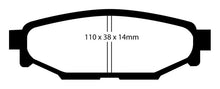 Carregar imagem no visualizador da galeria, EBC 08-10 Subaru Impreza 2.5 Bluestuff Rear Brake Pads