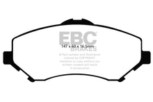 Carregar imagem no visualizador da galeria, EBC 08-11 Chrysler Town &amp; Country 3.3 Extra Duty Front Brake Pads