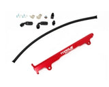 Torque Solution Mitsubishi Evo X Billet Trilho de combustível de alumínio - Vermelho