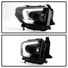 Carregar imagem no visualizador da galeria, Spyder Toyota Tundra 2014-2016 Projector Headlights Light Bar DRL Black Smoke PRO-YD-TTU14-DRL-BSM