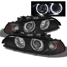 Carregar imagem no visualizador da galeria, Xtune Bmw E39 5-Series 97-03 Halo Projector Headlights Black PRO-CL-BE3997-G2-BK