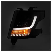 Carregar imagem no visualizador da galeria, Spyder Chevy Tahoe / Suburban 2015 -2016 Projector Headlights - DRL LED - Black PRO-YD-CTA15-DRL-BK
