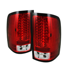 Carregar imagem no visualizador da galeria, Spyder GMC Sierra 07-13 (Not 3500 Dually 4 Rear Wheels)LED Tail Lights Red Clear ALT-YD-GS07-LED-RC