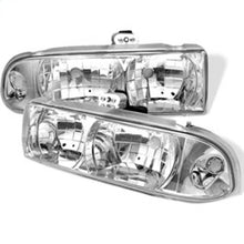 Carregar imagem no visualizador da galeria, Spyder Chevy S10 98-04/Chevy Blazer 98-05 Crystal Headlights Chrome HD-YD-CS1098-C