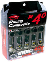 Carregar imagem no visualizador da galeria, Project Kics 12x1.50 R40 Lug Nuts - Black (20 Pcs)