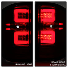 Carregar imagem no visualizador da galeria, Spyder Chevy 1500 14-16 Light Bar LED Tail Lights Red Clear ALT-YD-CS14-LBLED-RC