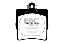 Carregar imagem no visualizador da galeria, EBC 03-08 Chrysler Crossfire 3.2 Greenstuff Rear Brake Pads