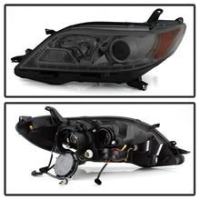 Carregar imagem no visualizador da galeria, Spyder 11-14 Toyota Sienna Projector Headlights - DRL LED - Smoke PRO-YD-TSEN11-DRL-SM