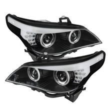 Carregar imagem no visualizador da galeria, Spyder BMW E60 5-Series 04-07 Projector Halogen Model- CCFL Halo Blk PRO-YD-BMWE6004-CCFL-BK