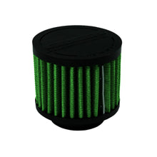 Load image into Gallery viewer, Green Filter Crankcase Filter - ID 1.375in. / Base 3in. / Top 3in. / H 2.5in.