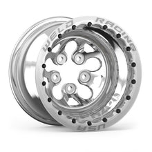 Carregar imagem no visualizador da galeria, Weld Alpha-1 15x12 / 5x4.5 BP / 4in. BS Polished Wheel - Black Double Beadlock MT