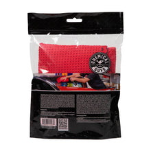 Load image into Gallery viewer, Chemical Guys Waffle Weave Glass &amp; Window Microfiber Towel - 24in x 16in - Red (P48)