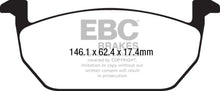 Carregar imagem no visualizador da galeria, EBC 2017+ Volkswagen Golf Mk7 1.8L Turbo Redstuff Front Brake Pads