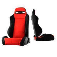 Carregar imagem no visualizador da galeria, Xtune Thunder Style Racing Seat Pu (Double Slider) Red/Black Driver Side RST-TH-01-RD-DR