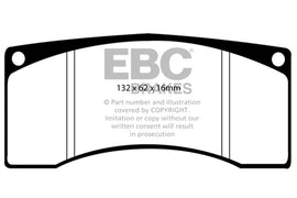 EBC Ford Saleen Mustang Alcon front calipers Orangestuff Front Brake Pads