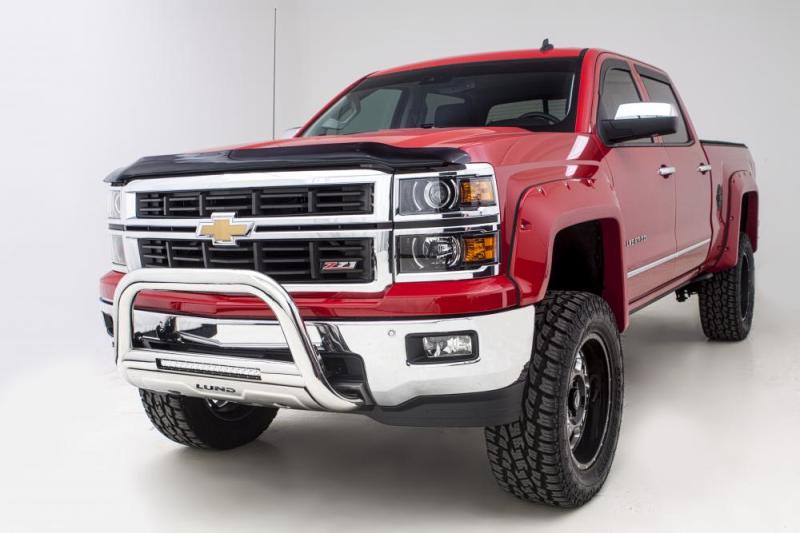 Lund 10-17 Dodge Ram 2500 Bull Bar w/Led Light Bar - Polished
