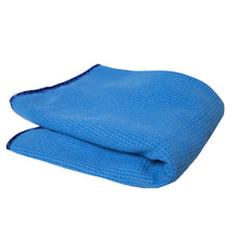 Load image into Gallery viewer, Chemical Guys Waffle Weave Glass &amp; Window Microfiber Towel - 24in x 16in - Blue (P48)