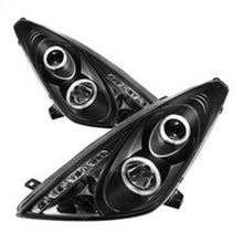 Carregar imagem no visualizador da galeria, Spyder Toyota Celica 00-05 Projector Headlights LED Halo DRL Blk High H1 Low H1 PRO-YD-TCEL00-LED-BK