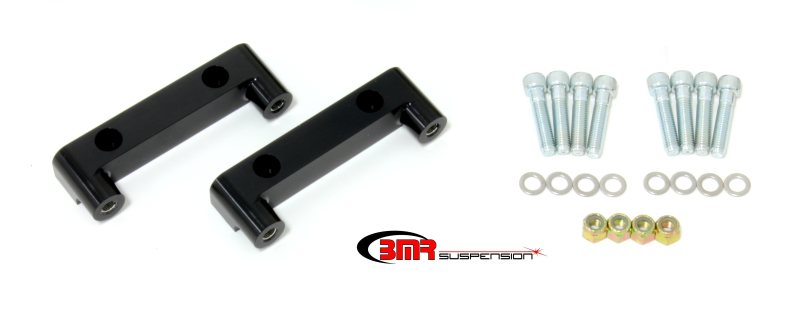 BMR 10-15 5th Gen Camaro Brake Caliper Brackets - Black Anodized