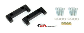 BMR 10-15 5th Gen Camaro Brake Caliper Brackets - Black Anodized