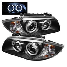 Carregar imagem no visualizador da galeria, Spyder BMW E87 1-Series 08-11 Projector Headlights LED Halo Black High H1 Low H7 PRO-YD-BMWE87-HL-BK