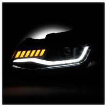 Carregar imagem no visualizador da galeria, Spyder Chevy Camaro 16-18 Halogen Model Projector Headlights Black PRO-YD-CCAM16HALSI-SEQ-BK