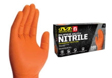 Carregar imagem no visualizador da galeria, Mechanix Wear SD Orange Nitrile RDT 8 Mil XL - 10 Packs (100 Gloves Ea)
