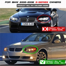 Carregar imagem no visualizador da galeria, Spyder BMW E90 3-Series 06-08 Projector LED Halo Amber Reflctr Rplc Bulb Chrm PRO-YD-BMWE9005-AM-C