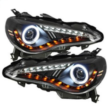 Carregar imagem no visualizador da galeria, Spyder Scion FRS 12-14 Projector Headlights CCFL Halo DRL LED Black PRO-YD-SFRS12-CCFL-BK