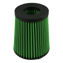Load image into Gallery viewer, Green Filter Dual Cone Filter - ID 3.5in. / Base 5.5in. / Top 4.75in. / H 6.5in.