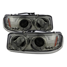 Carregar imagem no visualizador da galeria, Spyder GMC Sierra 1500/2500/3500 99-06 Projector Headlights LED Halo LED Smoke PRO-YD-CDE00-HL-SMC