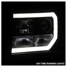 Carregar imagem no visualizador da galeria, Spyder GMC Sierra 1500/2500/3500 07-13 V2 Projector Headlights- Black PRO-YD-GS07V2-LBDRL-BK