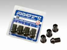 Carregar imagem no visualizador da galeria, Rays 17 Hex Racing Lock Set L35 M12x1.50 - Black (4 Pieces)