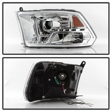 Carregar imagem no visualizador da galeria, xTune Dodge Ram 2009-2014 Halo LED Projector Headlights - Chrome PRO-JH-DR09-CFB-C