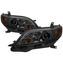 Carregar imagem no visualizador da galeria, Spyder 11-14 Toyota Sienna Projector Headlights - DRL LED - Smoke PRO-YD-TSEN11-DRL-SM