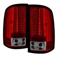 Carregar imagem no visualizador da galeria, Spyder GMC Sierra 07-13 (Not 3500 Dually 4 Rear Wheels)LED Tail Lights Red Clear ALT-YD-GS07-LED-RC