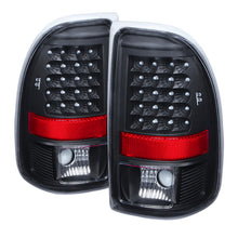 Carregar imagem no visualizador da galeria, Xtune Dodge Dakota 97-04 LED Tail Lights Black ALT-JH-DDAK97-LED-BK