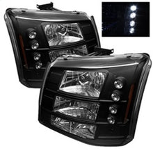 Carregar imagem no visualizador da galeria, Spyder Chevy Silverado 1500/2500 03-06 Bumper Lights Crystal Headlights Blk HD-YD-CS03-1PC-AM-BK