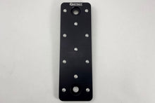 Carregar imagem no visualizador da galeria, Kartboy CNC Aluminum Dead Pedal - Black w/ Silver Buck Rivets