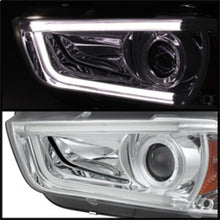 Carregar imagem no visualizador da galeria, Spyder Dodge Charger 11-14 Projector Headlights Halogen - Light Tube DRL Chrm PRO-YD-DCH11-LTDRL-C