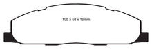 Load image into Gallery viewer, EBC 09-11 Dodge Ram 2500 Pick-up 5.7 2WD/4WD Greenstuff Rear Brake Pads