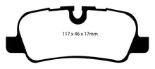 Carregar imagem no visualizador da galeria, EBC 05-10 Land Rover LR3 4.4 Greenstuff Rear Brake Pads
